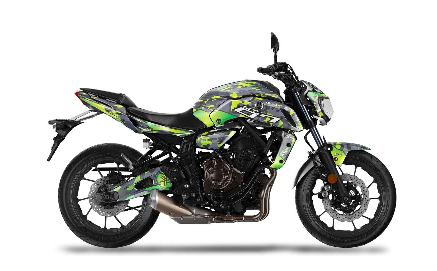 YAMAHA MT-07 Green camo