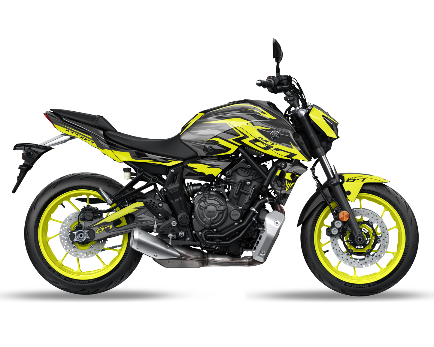 YAMAHA MT-07 Yellow slash