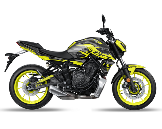 YAMAHA MT-07 Yellow slash