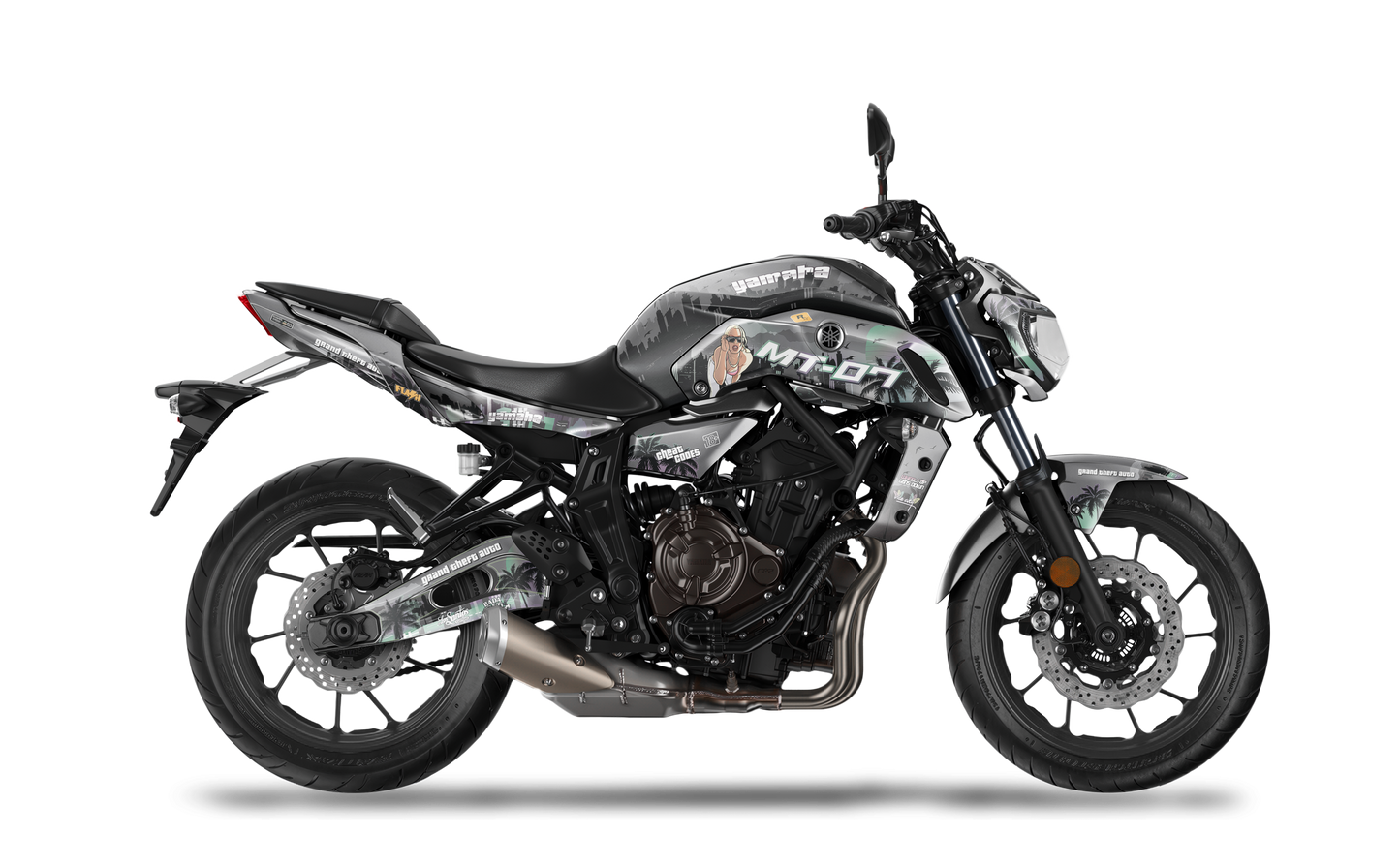 YAMAHA MT-07 GTA Grey