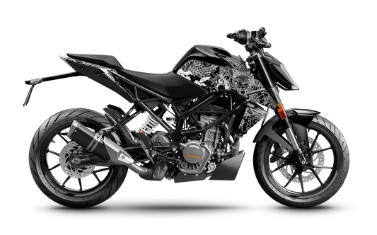 KTM Duke 125 & 390 Dragon series black