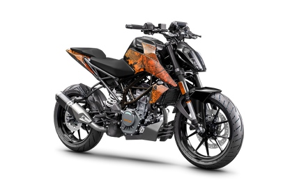 KTM Duke 125 & 390 Dragon series Orange black