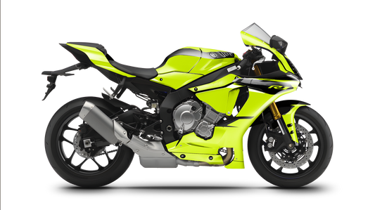 Yamaha R1 Neon Yellow