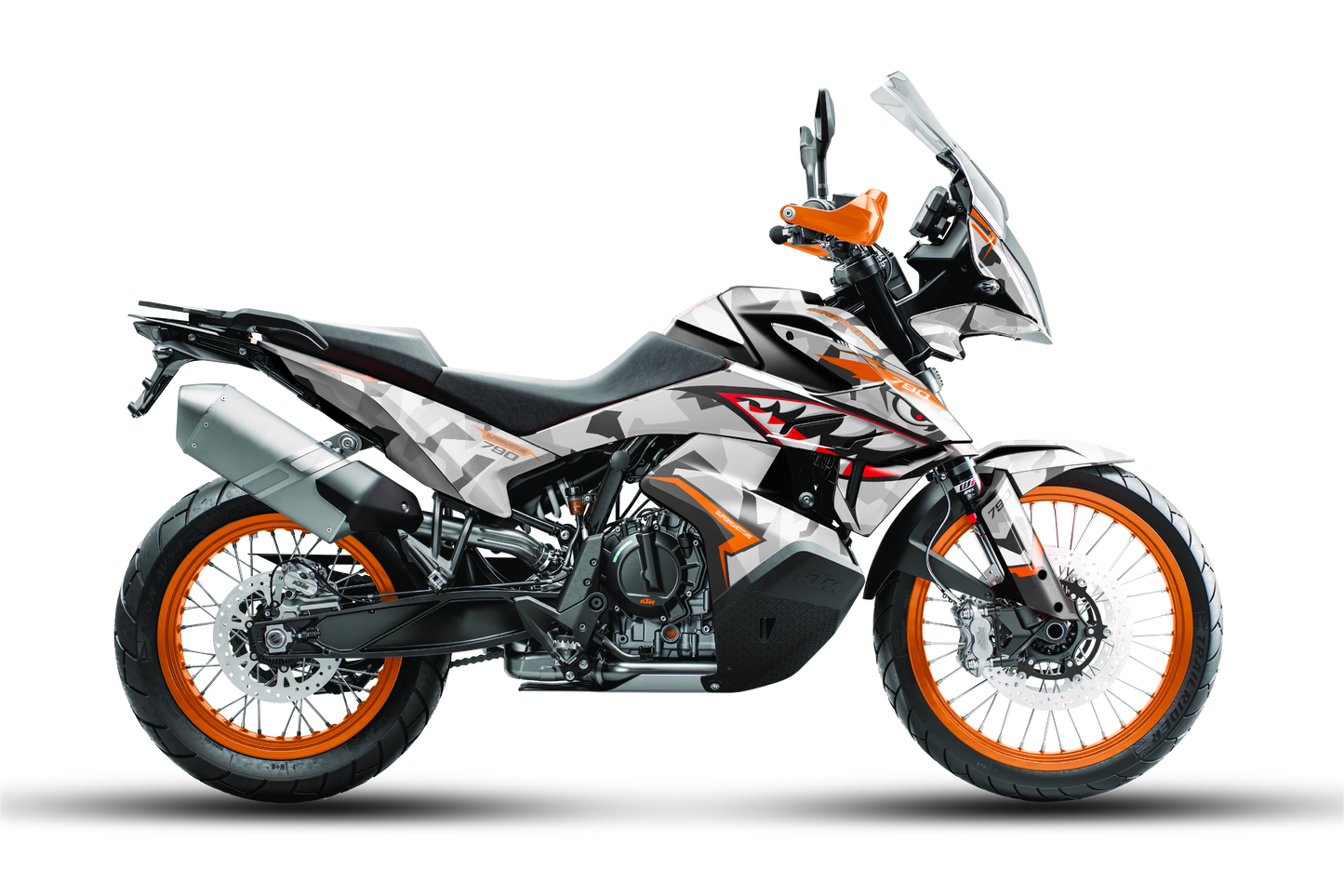 KTM 790 Adventure Shark Camo Orange