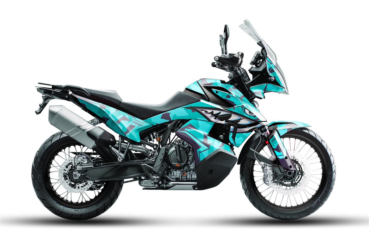 KTM 790 Adventure Shark Camo Blue