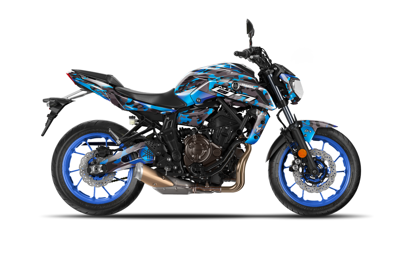 YAMAHA MT-07 Blue Camo