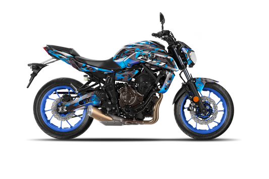 YAMAHA MT-07 Blue Camo