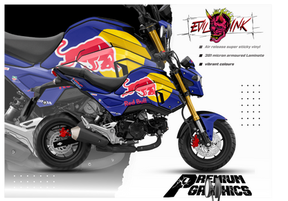 Honda Grom Red Bull